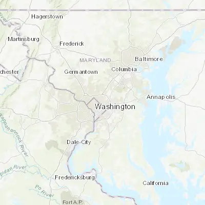 Map showing location of Hyattsville (38.955940, -76.945530)