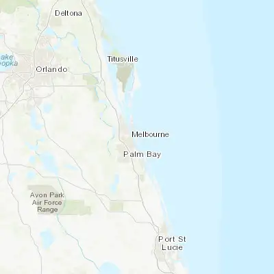 Map showing location of Indialantic (28.089460, -80.565610)