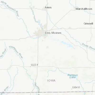 Map showing location of Indianola (41.358050, -93.557440)