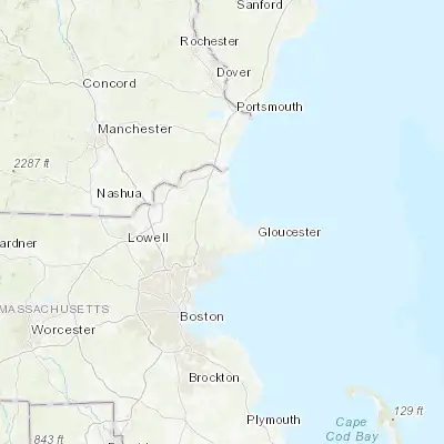 Map showing location of Ipswich (42.679260, -70.841160)