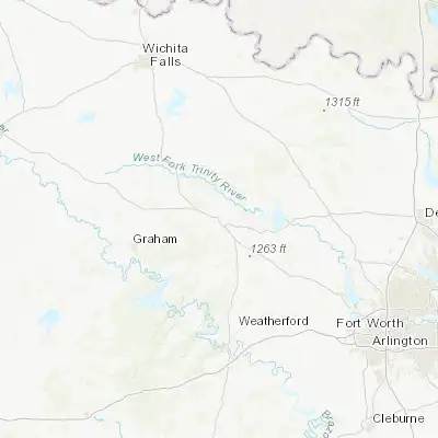 Map showing location of Jacksboro (33.218450, -98.158660)
