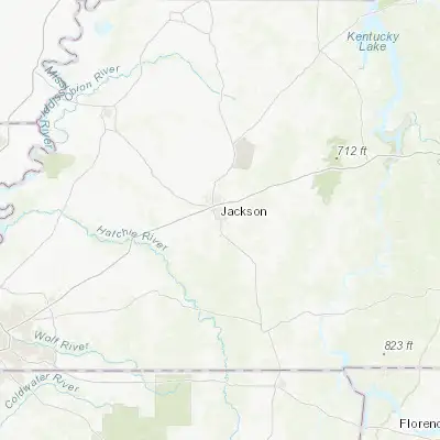 Map showing location of Jackson (35.614520, -88.813950)