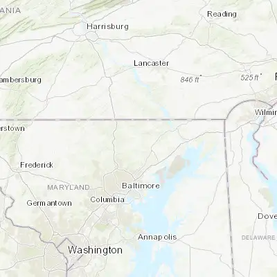 Map showing location of Jarrettsville (39.604550, -76.477740)