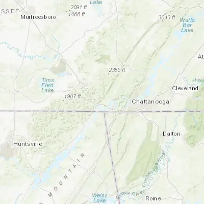 Map showing location of Jasper (35.074240, -85.626080)