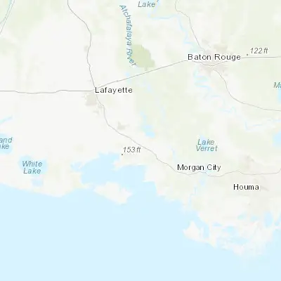 Map showing location of Jeanerette (29.911040, -91.663450)