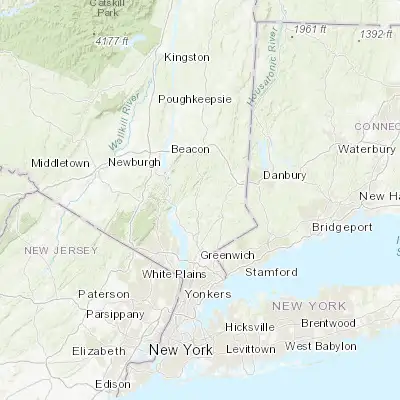 Map showing location of Jefferson Valley-Yorktown (41.317970, -73.800660)
