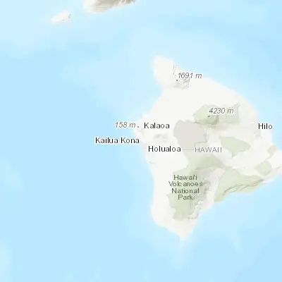 Map showing location of Kailua-Kona (19.640160, -155.999120)