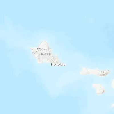Map showing location of Kailua (21.402410, -157.740540)