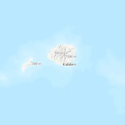 Map showing location of Kalāheo (21.924160, -159.526860)