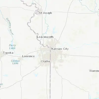Map showing location of Kansas City (39.114170, -94.627460)