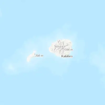 Map showing location of Kekaha (21.966860, -159.711860)