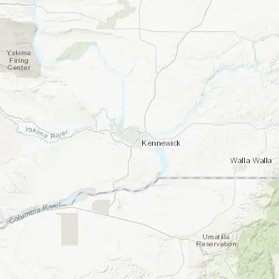 Map showing location of Kennewick (46.211250, -119.137230)