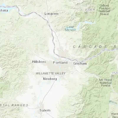 Map showing location of Kenton (45.581780, -122.681490)
