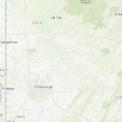 Map showing location of Kittanning (40.816450, -79.521990)