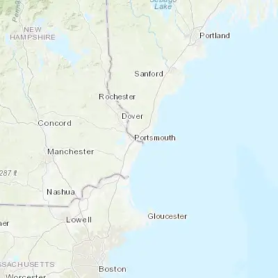 Map showing location of Kittery (43.088140, -70.736160)