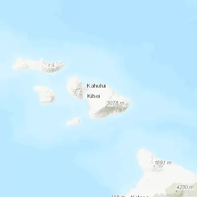 Map showing location of Kula (20.790940, -156.326950)