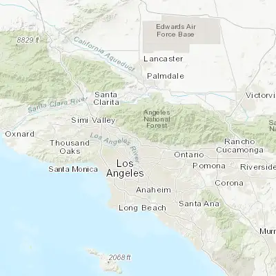 Map showing location of La Cañada Flintridge (34.199170, -118.187850)