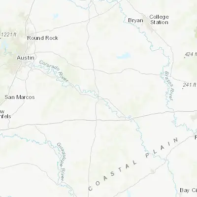 Map showing location of La Grange (29.905500, -96.876650)