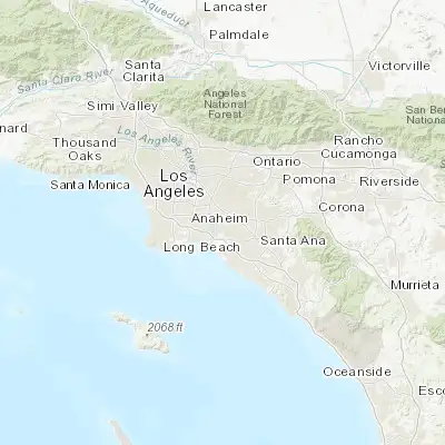 Map showing location of La Palma (33.846400, -118.046730)