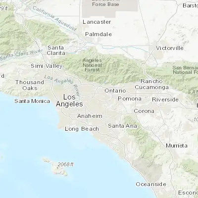 Map showing location of La Puente (34.020010, -117.949510)