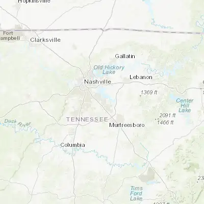 Map showing location of La Vergne (36.015620, -86.581940)