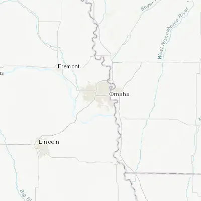 Map showing location of La Vista (41.183890, -96.031130)