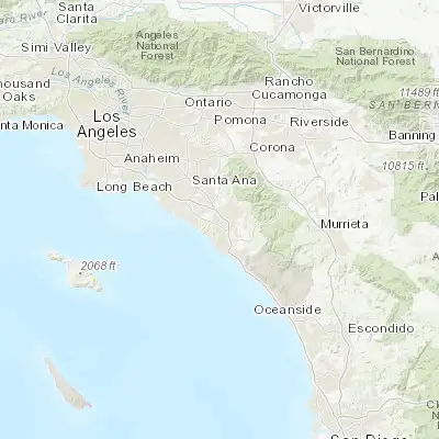 Map showing location of Laguna Hills (33.612520, -117.712830)