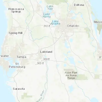 Map showing location of Lake Alfred (28.091960, -81.723410)