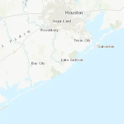 Map showing location of Lake Jackson (29.033860, -95.434390)