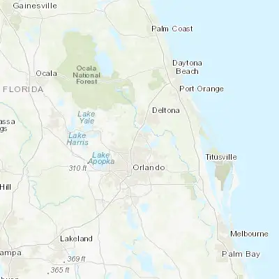 Map showing location of Lake Mary (28.758880, -81.317840)