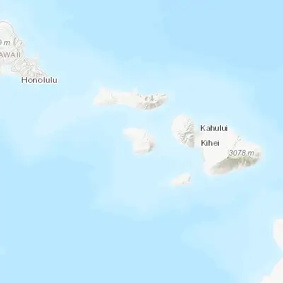 Map showing location of Lanai City (20.827570, -156.923990)