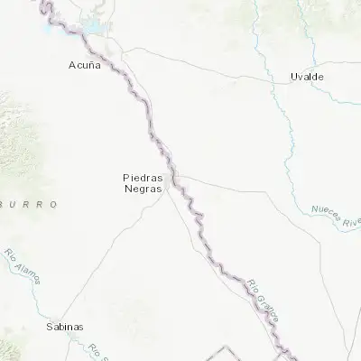 Map showing location of Las Quintas Fronterizas Colonia (28.691370, -100.469240)