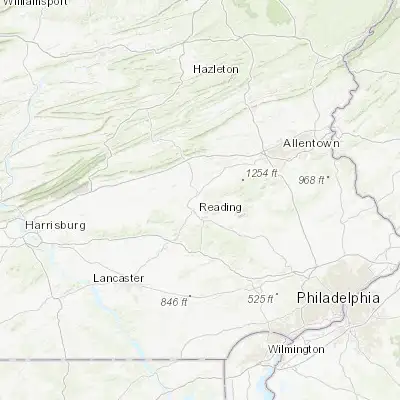 Map showing location of Laureldale (40.388150, -75.917980)