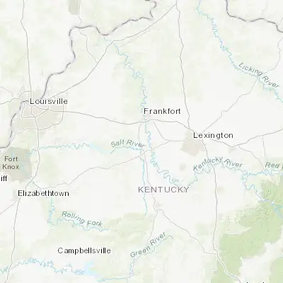 Map showing location of Lawrenceburg (38.037300, -84.896620)