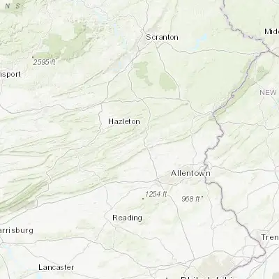 Map showing location of Lehighton (40.833700, -75.713800)