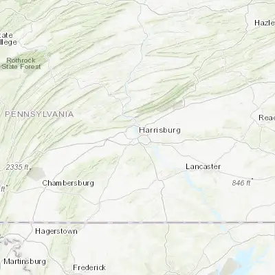 Map showing location of Lemoyne (40.241200, -76.894140)