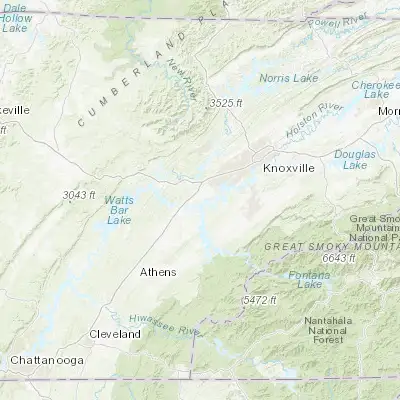 Map showing location of Lenoir City (35.797300, -84.256030)