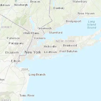 Map showing location of Levittown (40.725930, -73.514290)