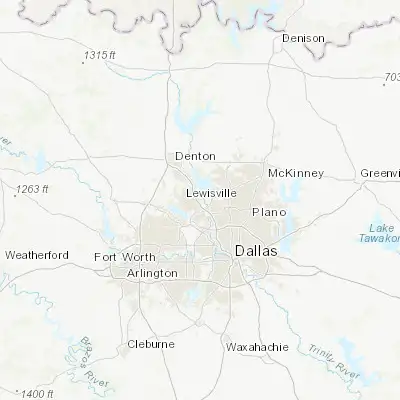 Map showing location of Lewisville (33.046230, -96.994170)