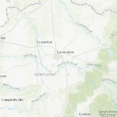 Map showing location of Lexington (37.988690, -84.477720)