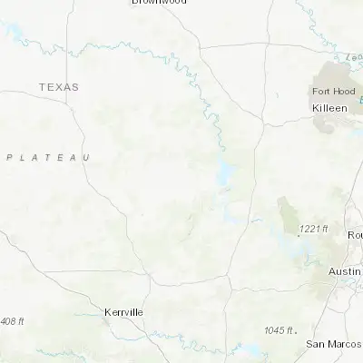 Map showing location of Llano (30.759350, -98.675040)