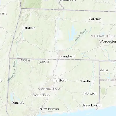 Map showing location of Longmeadow (42.050100, -72.582870)