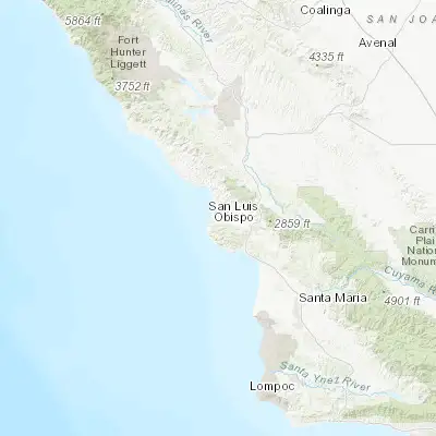 Map showing location of Los Osos (35.311090, -120.832400)