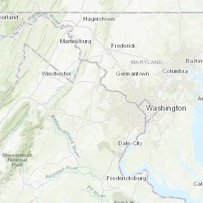 Map showing location of Loudoun Valley Estates (38.980810, -77.507900)