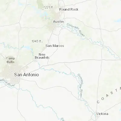 Map showing location of Luling (29.680510, -97.647500)