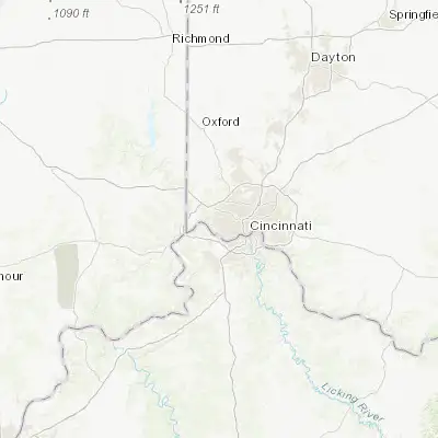 Map showing location of Mack (39.158110, -84.649670)