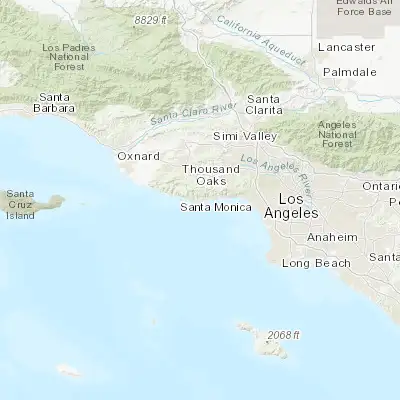 Map showing location of Malibu (34.025770, -118.780400)