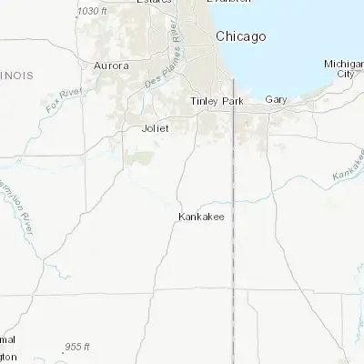 Map showing location of Manteno (41.250590, -87.831430)