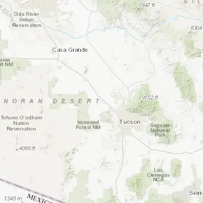 Map showing location of Marana (32.436740, -111.225380)
