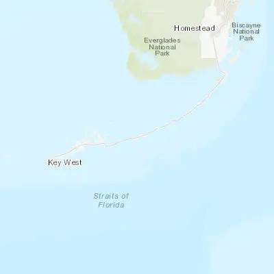 Map showing location of Marathon (24.713750, -81.090350)